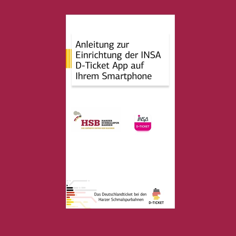 Anleitung INSA D-Ticket App