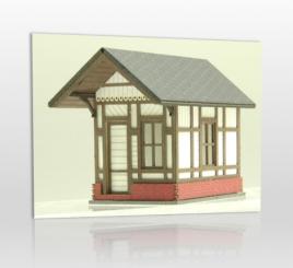 Bausatz "Bahnmeisterbude Gernrode" 