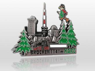 Magnet Brocken bewegliche Dampflok 