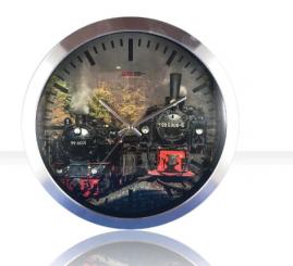 Wanduhr Doppelausfahrt 