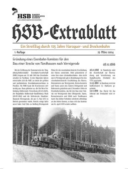 Extrablatt - Die Jubiläumszeitschrift 